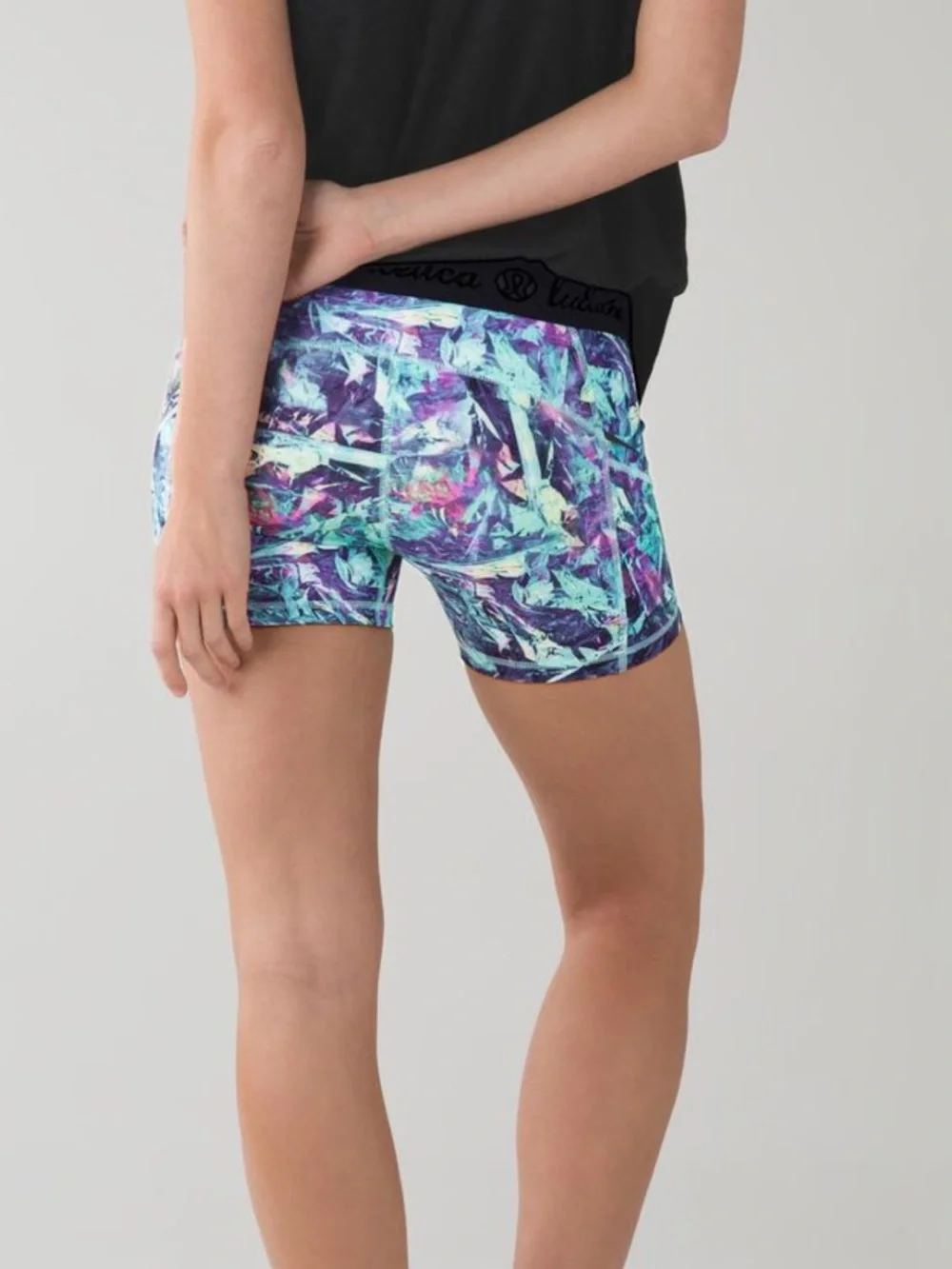 Lululemon What The Sport Shorts Women's Size 2 Biker Short Athletic